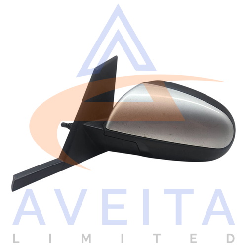 Mitsubishi Colt 2008 MK6 Door Mirror Left Side Manual Silver 51H