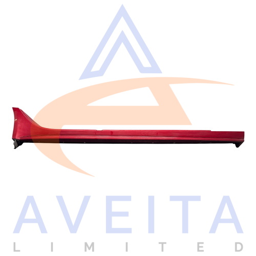 Jaguar XF R-Sport 2016 X260 Firenze Red Side Skirt Right