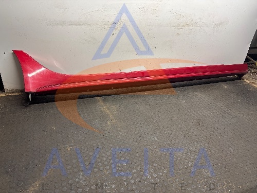 Jaguar XF R-Sport 2016 X260 Firenze Red Side Skirt Right