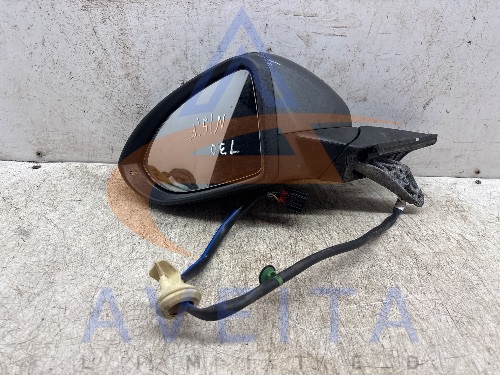 VW GOLF GTI 17-20 MK7.5 (5G) LR7H Grey P/Fold Door Mirror Left