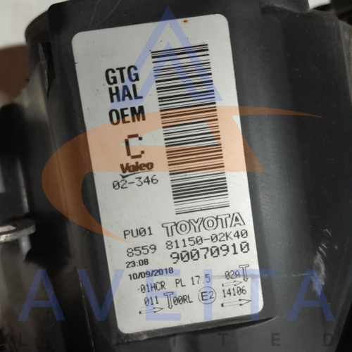 TOYOTA AURIS 15-20 MK2 FL Headlight With LED DRL Left Side