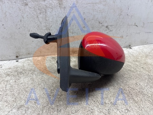 CITROEN C1 05-09 MK1 Manual Door Mirror Left Side Scarlet Red KJH