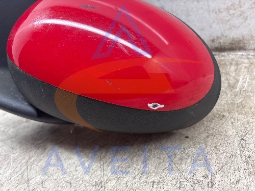 CITROEN C1 05-09 MK1 Manual Door Mirror Left Side Scarlet Red KJH