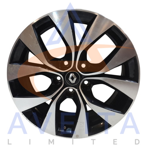 RENAULT ARKANA 2022 MK1 17" Alloy Wheel Black Diamond Cut Single