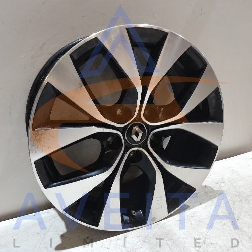 RENAULT ARKANA 2022 MK1 17" Alloy Wheel Black Diamond Cut Single