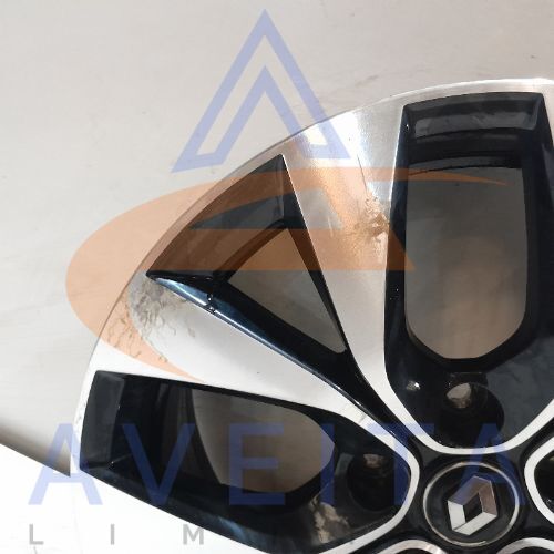 RENAULT ARKANA 2022 MK1 17" Alloy Wheel Black Diamond Cut Single