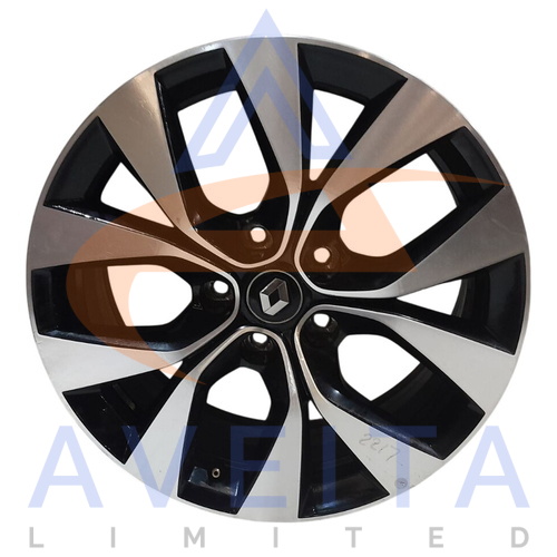 RENAULT ARKANA 2022 MK1 17" Alloy Wheel Black Diamond Cut Single