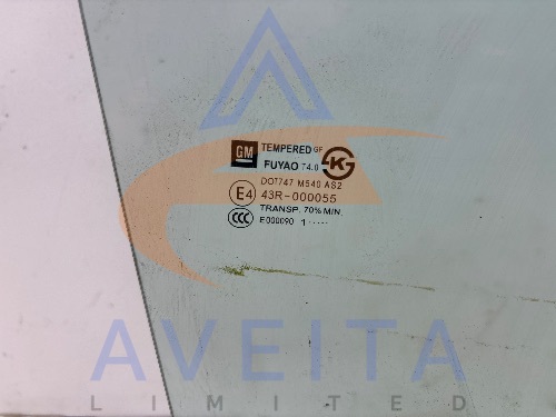 CHEVROLET ORLANDO 10-13 J309 Door Window Glass Front Right Side