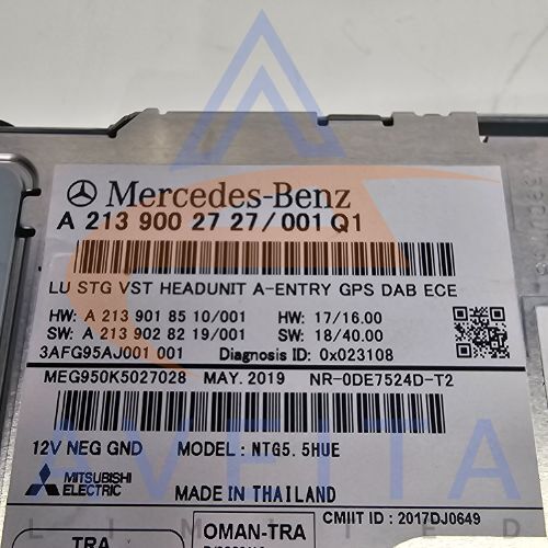 MERCEDES C Class Estate 15-21 Sat Nav Media Stereo Head Unit