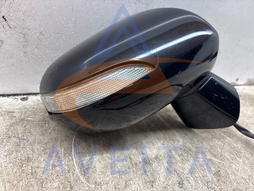 HONDA JAZZ 04-08 MK2 Black B92P Right Door Mirror With Side Repeater