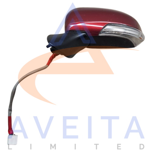 TOYOTA Prius Plus 15-20 (PM1) Wing Door Mirror Left Red 3Q3 P/Fold