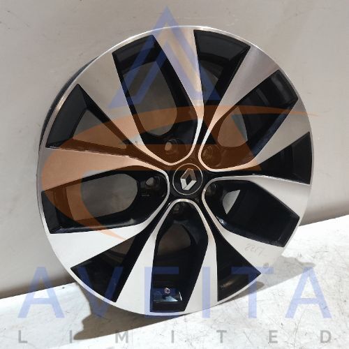 RENAULT ARKANA 2022 MK1 17" Alloy Wheel Black Diamond Cut Single