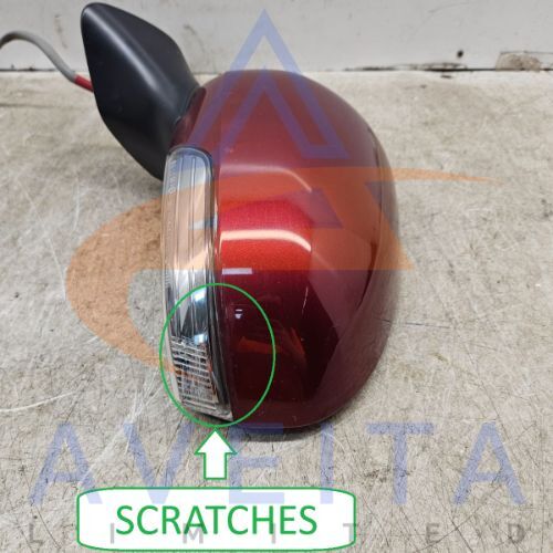 TOYOTA Prius Plus 15-20 (PM1) Wing Door Mirror Left Red 3Q3 P/Fold